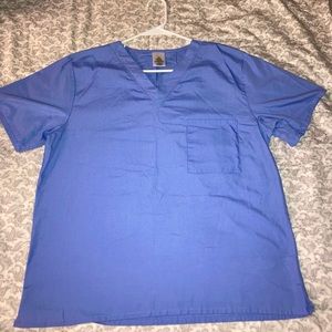Size Small Ceil Blue Scrub Top
